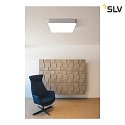 SLV Plafoniera MEDO 60 SQUARE piazza IP20, argento dimmerabile