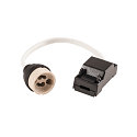 Douille GU10 QUICK CONNECTOR GU10, noir , blanche
