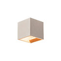 Lampada da parete SOLID CUBE G9, Grigio 