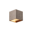 Lampada da parete SOLID CUBE G9, Nero 