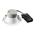 SLV Luce da incasso AKALO D83 DL IP20, Bianco dimmerabile