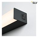 SLV Lampada da parete SIGHT 60 CW con interruttore, Nero