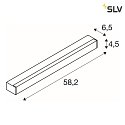 SLV Lampada da parete SIGHT 60 CW con interruttore, Nero