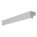 LED Wall luminaire / Mirror luminaire L-LINE 60, 10W 3000K 820lm 120, IP44, anodised silver