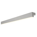 LED Wall luminaire / Mirror luminaire L-LINE 120, 19W 3000K 1650lm 120, IP44, anodised silver