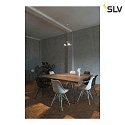 SLV Sospensione a soffitto TEC KALU 2 elemento, con rosetta, Bianco
