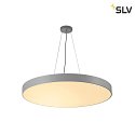 SLV LED Decken-/Pendelleuchte MEDO 90 CL AMBIENT, 78W 3000/4000K 10100/125lm 105°, TRIAC dimmbar, grau
