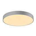 LED Decken-/Pendelleuchte MEDO 60 CW AMBIENT, 40W 3000/4000K 4870lm 105�, DALI dimmbar, Silbergrau