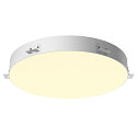 SLV LED Deckeneinbauleuchte MEDO 90 DL, rahmenlose Version, Einbau Ø 91cm, 72W 3000/4000K 10150lm 105°, Weiß SLV LED Deckeneinbauleuchte MEDO 90 DL, rahmenlose Version, Einbau Ø 91cm, 72W 3000/4000K 10150lm 105°, Weiß