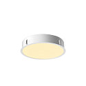SLV LED Deckeneinbauleuchte MEDO 40 EL, Rahmenversion, Einbau Ø 39cm, 28W 3000/4000K 3300lm 105°, Weiß SLV LED Deckeneinbauleuchte MEDO 40 EL, Rahmenversion, Einbau Ø 39cm, 28W 3000/4000K 3300lm 105°, Weiß