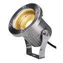LED Auenstrahler NAUTILUS 10 SPOT LED, IP55 IK04, 9W 3000K 520lm 60, mit IP-Steckerkabel, neigbar, Edelstahl 316