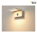 SLV Applique da esterno ANGOLUX S WL con sensore IP 44, Bianco