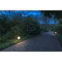SLV Outdoor Floorlamp GLOO PURE 44 Pole, E27, IP44 IK04, shade  20cm, height 44cm, anthracite