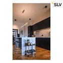 SLV Deckenleuchte TRILEDO SINGLE, IP20, GU10 QPAR51 max. 10W, dreh- und schwenkbar, Quader, Schwarz