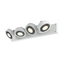 SLV Lampada da parete e soffitto KALU CW QUAD piazza GU10 IP20, Bianco dimmerabile