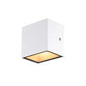 Luminaire mural dextrieur SITRA S WL UP/DOWN CCT Switch, commutable IP65, blanche 