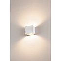SLV Luminaire mural dextrieur SITRA S WL UP/DOWN CCT Switch, commutable IP65, blanche 