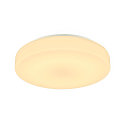 LED Outdoor Wall and Ceiling luminaire LIPSY 40 Drum, IP44, 3000/4000K,  35cm, 18W, white
