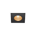 SLV Apparecchio da incasso per esterni PATTA-I SQUARE angolare, rigido IP 20 / IP 65, Nero dimmerabile