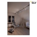 SLV 1-Projecteur monophasé ENOLA B TRACK cylindrique, pivotant à la cardan GU10 IP20, blanche gradable