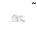 SLV Luminaire mural KARPO BEDSIDE avec connexion USB IP 20, blanche gradable
