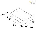 SLV LED Treiber MEDO 400, 700mA, 40W, DALI / 1-10V dimmbar, inkl. Zugentlastung, Weiß