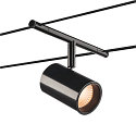 LED Wire luminaire for 12 Volt voltage wire system TENSEO NOBLO Spot, 36, 2700K, black