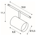 SLV LED Seilleuchte für Niedervolt-Seilsystem TENSEO NOBLO Spot, 36°, 2700K, chrom SLV LED Seilleuchte für Niedervolt-Seilsystem TENSEO NOBLO Spot, 36°, 2700K, chrom