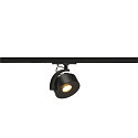 1-Projecteur monophas KALU TRACK LED adaptateur monophas inclus, noir 