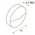 SLV Apparecchio da incasso per esterni DOWNUNDER OUT ROUND WL LED IP65, antracite
