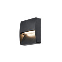 SLV Auenleuchte DOWNUNDER OUT SQUARE WL LED Wandeinbauleuchte, 4,5W, 3000/4000K, 150lm, IP65, anthrazit