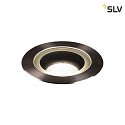 SLV Apparecchio da incasso a terra DASAR 270 LED radiazione simmetrica IP65 / IP67, Acciaio inossidabile, Nero