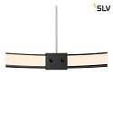 SLV Luminaire à suspension ONE 60 DALI IP20, noir  gradable