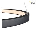 SLV Luminaire à suspension ONE 60 DALI IP20, noir  gradable