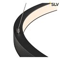SLV Luminaire à suspension ONE 60 DALI IP20, noir  gradable