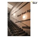 SLV Lampada da parete e soffitto LIPSY® 40 DRUM DALI cilindrico, controllabile da DALI IP44, bianco dimmerabile