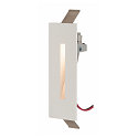 LED Wall recessed luminaire NOTAPO, 3000K, 6lm, white, 10.5cm