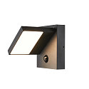 SLV Applique da esterno ABRIDOR SENSOR LED girevole, con sensore, CCT Switch, commutabile IP54, antracite 
