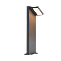 Outdoor LED Stehleuchte ABRIDOR POLE 60, IP55 IK03, 12W 3000/4000K (CCT Switch) 980lm, schwenkbar, anthrazit, 60cm