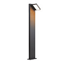 Lampada da cortile ABRIDOR POLE 100 girevole, CCT Switch, commutabile IP55, antracite 