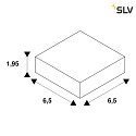 SLV SLV VALETO® Fernbedienung zur Steuerung von CCT und RGBW Funktionen, IP20, weiß