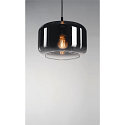 Pendant luminaire PANTILO 28, E27, open cable end, chrome