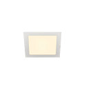 LED Deckeneinbauleuchte SENSER 18 DL, eckig, 9,7W, 820lm, IP20, wei�, 3000K
