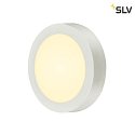 SLV Lampada da parete e soffitto SENSER 18 CW rotondo IP20, Bianco