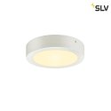 SLV Lampada da parete e soffitto SENSER 18 CW rotondo IP20, Bianco