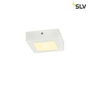 SLV Applique et plafonnier SENSER 12 CW angulaire IP20, blanche