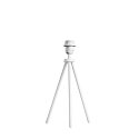 Lampe de table FENDA II TRIPOD avec interrupteur, sans abat-jour E27 IP20, blanche gradable