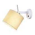 SLV Luminaire mural FENDA pivotant, rotatif, sans abat-jour E27 IP20, blanche gradable