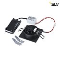 SLV Apparecchio da incasso a soffitto NEW TRIA 68 I CS LED angolare, Nero