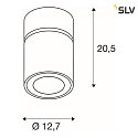 SLV LED Deckenleuchte SUPROS CL Indoor, rund, CRi >90, 36W 4000K 3520lm 60°, weiß